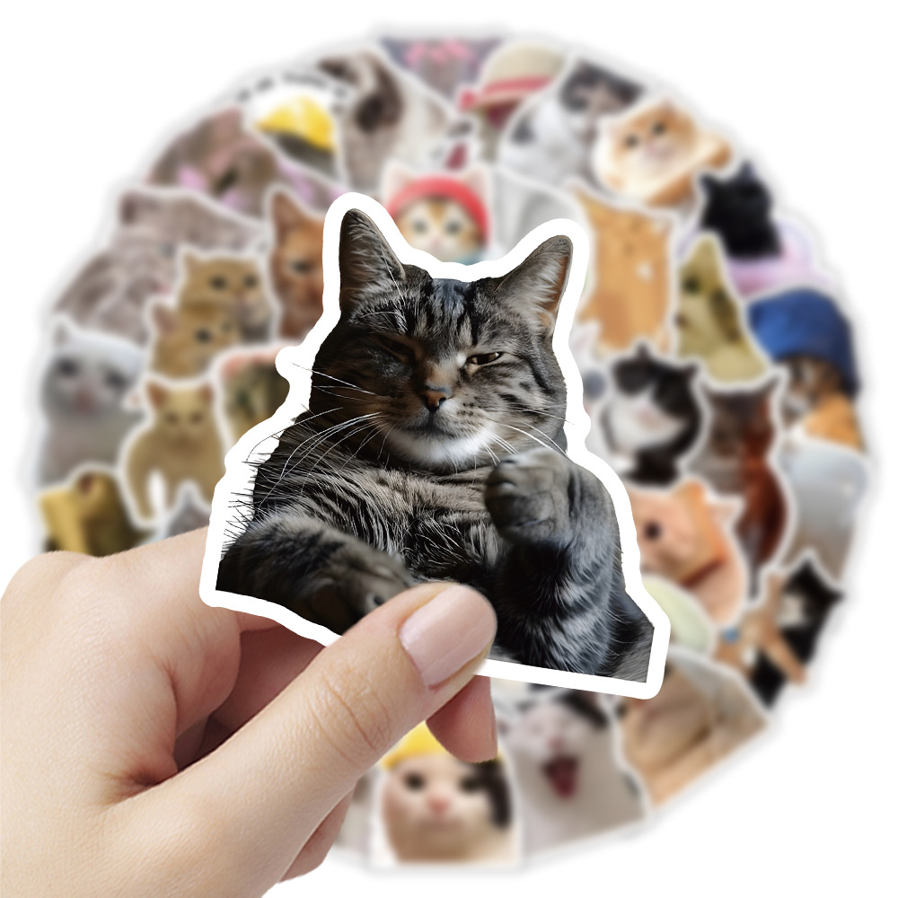 1 Set Dog Cat Learning PVC Self-adhesive Cute Stickers display picture 19