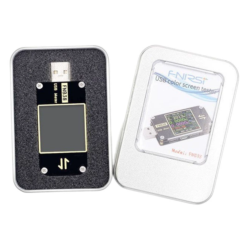 FNB38 токовый вольтметр USB-тестер QC4 + PD3.0 2,0 PPS емкость протокола быстрой зарядки