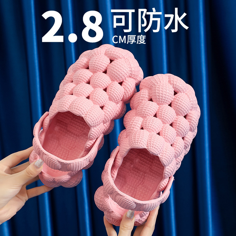 New Style Women's Eva Sandals for Home and Outdoor Use, Thick-Soled Couple Slippers, Non-Slip, Comfortable Like Stepping on Poop, Odor-Resistant Men's Slippers