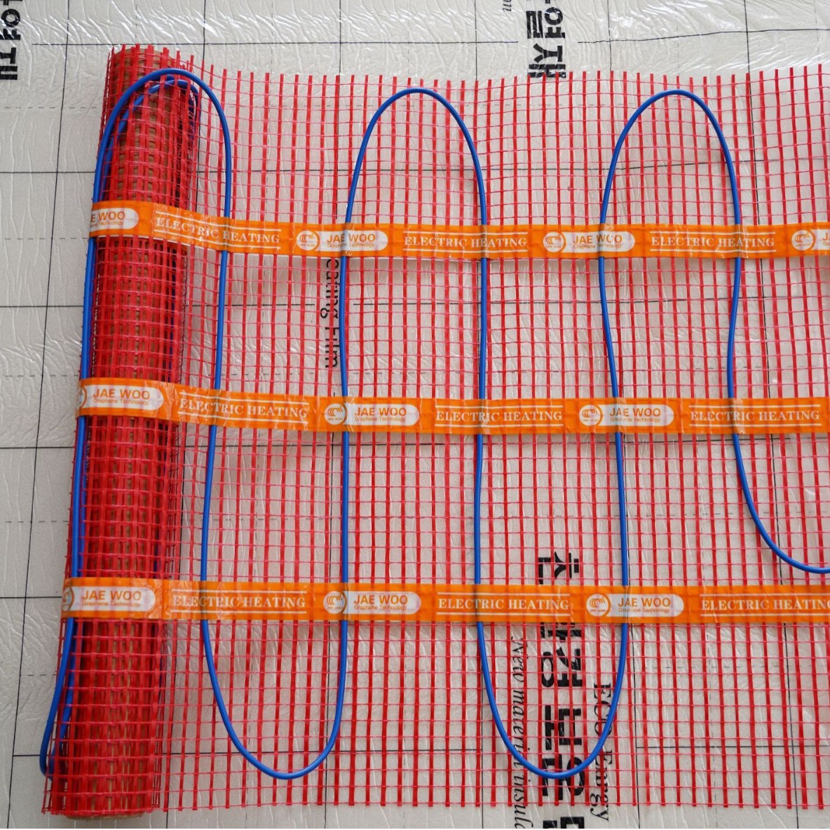 Heating cable mesh mat, heating wire, hot wire, tpee insulated electric floor heating system, source