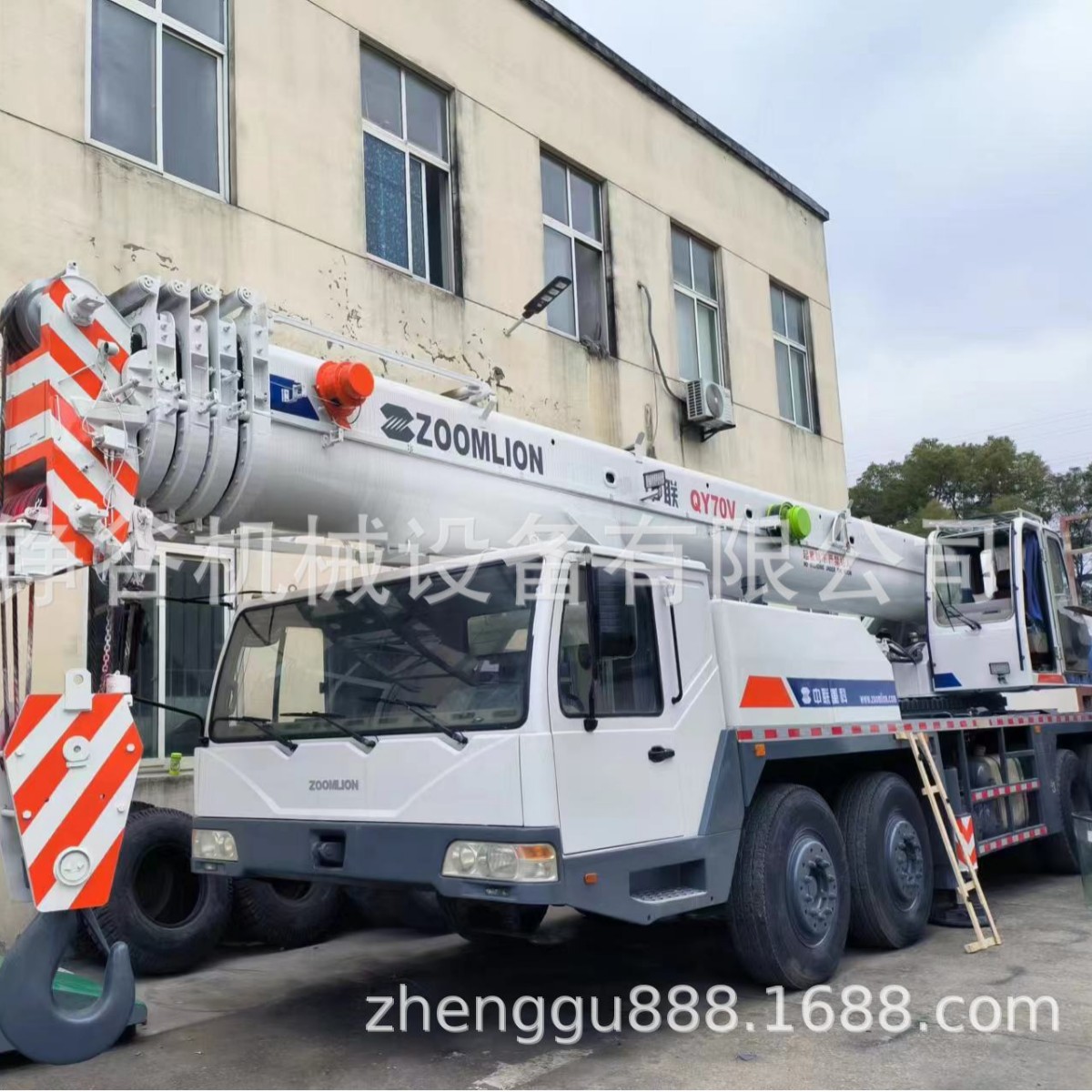 中联70吨汽车吊ZOOMLION二手起重机 Used crane可移动