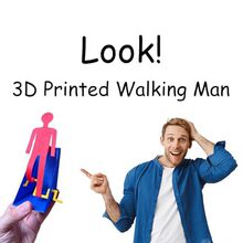 �羳���R�d��yʽ�¿�3D Printed Walking Man 3D��ӡ�֓u������