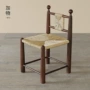 咖啡厅实木设计师复古餐椅