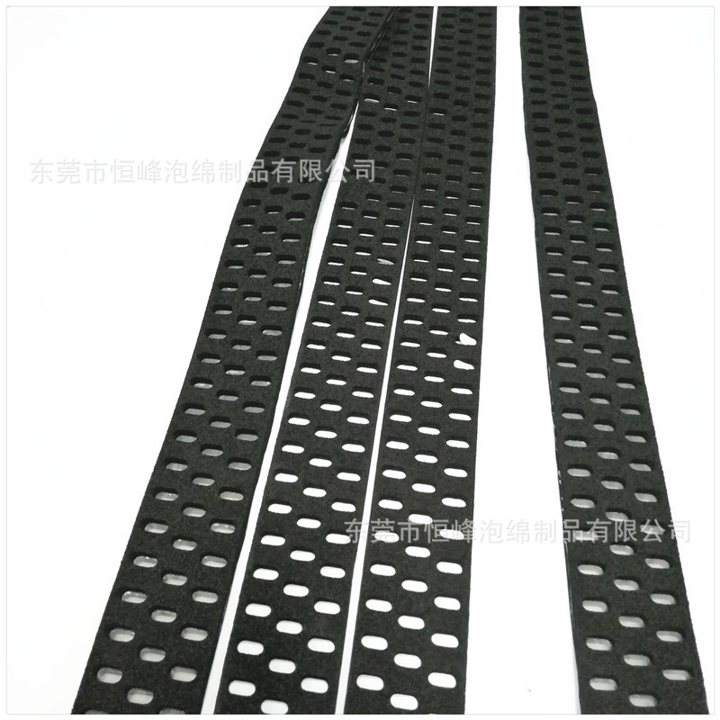 1600*80*18mm龙门吊真空吸盘海绵石材搬运缓冲开孔海绵垫批发