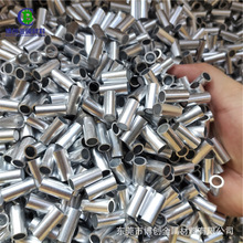 6063铝合金管 现货无毛刺切割彩色氧化口红铝管 水箱耐腐蚀铝盘管