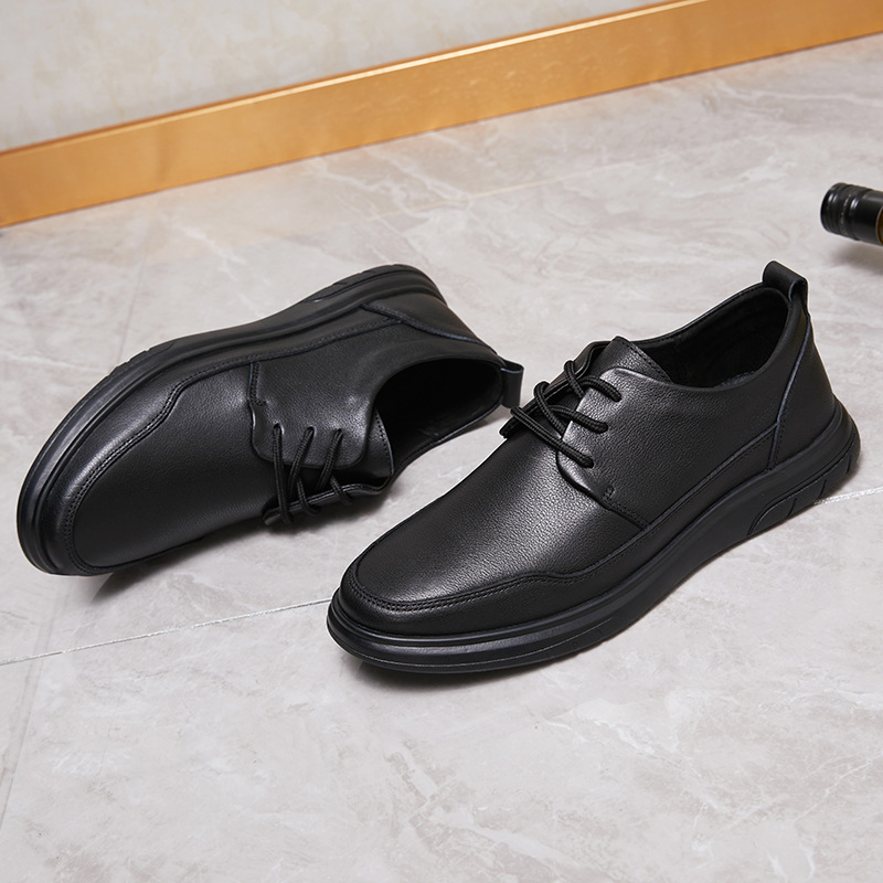 Men's comfortable breathable casual leather shoes_voghion.com