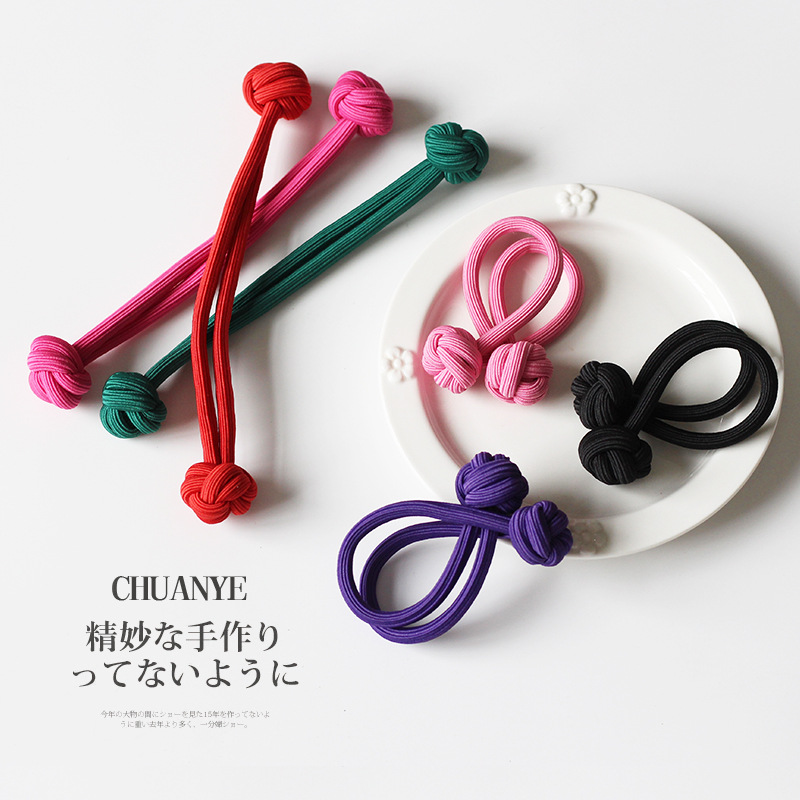 Hermosa cuerda de cola de caballo alta mujer 2024 nuevo adornamiento de cabello de dopamina anti-colapso artefacto de alta elasticidad anillo de cabello banda de goma