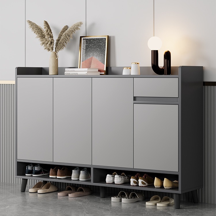 2026 nuevo gabinete de zapatos puerta de entrada doméstica estante de zapatos pequeño armario portable simple estante de zapatos armario image 1
