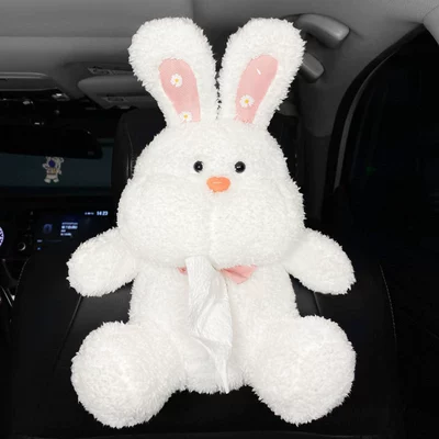 Car tissue box/set | Box Car Armrest Box Paper - fat-bunny-tissue-box