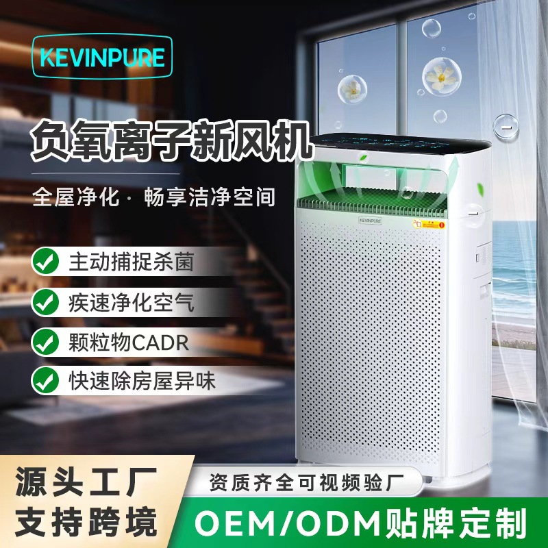 Cross-Border Air Purifier Negative Ion Sterilization Household Formaldehyde Removal Filter Formaldehyde Remover Odor Removal Air Purifier