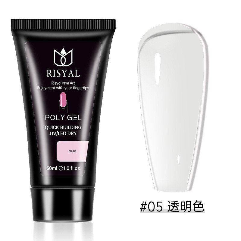 クリスタルエクステンション接着剤ポリジェルペーパーフリートレイクイックエクステンションネイルアート接着剤ゼリー接着剤チューブ光線療法モデル接着剤|undefined