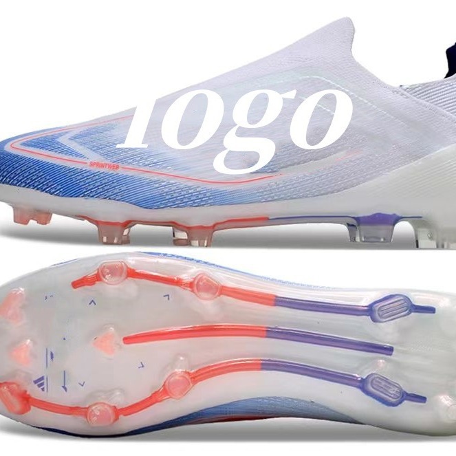 Putian fabricante al por mayor comercio exterior transfronterizo 2024 nuevo estilo X serie F50 zapatos de fútbol profesionales para hombres fg clavo