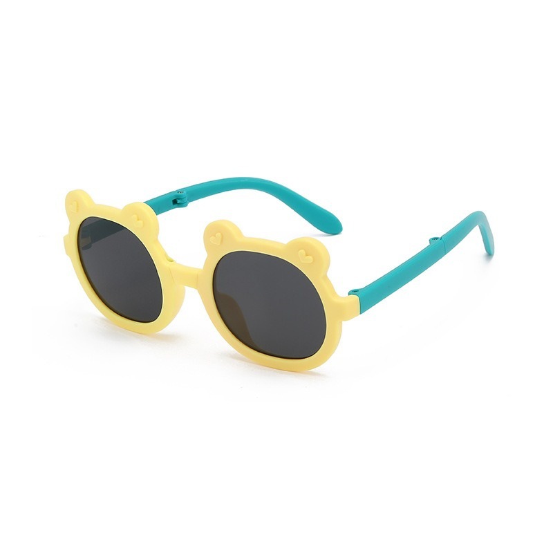 Ventas directas de fábrica de nuevas gafas de sol para niños de moda lindo caricatura bebé de moda coreana INS