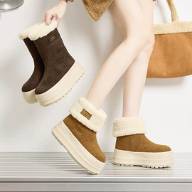 乐福鞋;女式休闲单鞋;女式皮靴