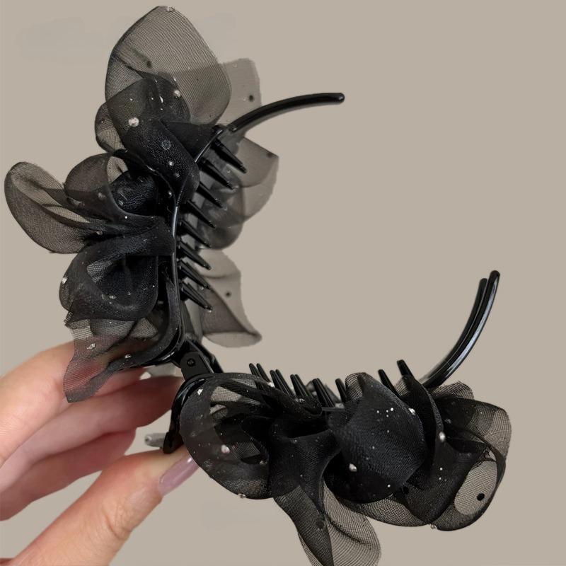 Аксессуар для волос, заколка-крабик с бантиком, заколка для волос, акула, шпильки для волос, новая коллекция