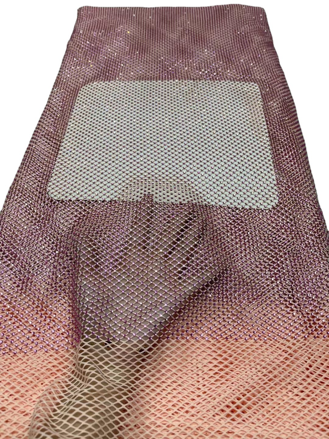 Moda completa diamante malla AB color diamante perforación caliente ropa accesorios moda vestido bolsa zapatos tela piedra JX1519 image 6