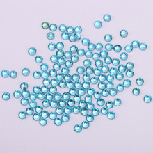 跨境直供高端仿奥平底钻美甲钻diy配件彩色服装辅料水晶玻璃厂家