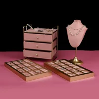 Новый трансграничный ожерелье витрина стойка вертикальное ожерелье шкатулка кольцо шкатулка браслет витрина ювелирные изделия дисплей