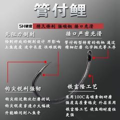 Second-generation European carp fishing float rig with anti-tangle short leader—fishing accessories and tackle featuring floating beads