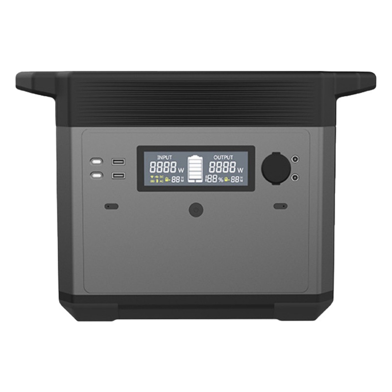 Qitrui 2000W portátil al aire libre fuente de alimentación móvil soporte paralelo de onda sinusoidal pura fuente de alimentación de almacenamiento de energía RV power