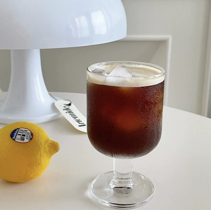 Американский карликовый бокал для вина Бокал для холодного напитка Бокал для сока Кофейный бокал для коктейля Бокал для виски с логотипом