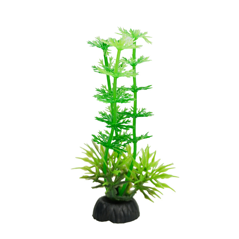 Serie 10-4 venta directa de fábrica simulación de plástico plantas de plantas acuáticas tanque de peces al por mayor caja de arena decoración flor falsa acuario hecho