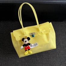 kiiikiii同款凯莉包包女大容量托特包手提单肩腋下果冻包铂金包