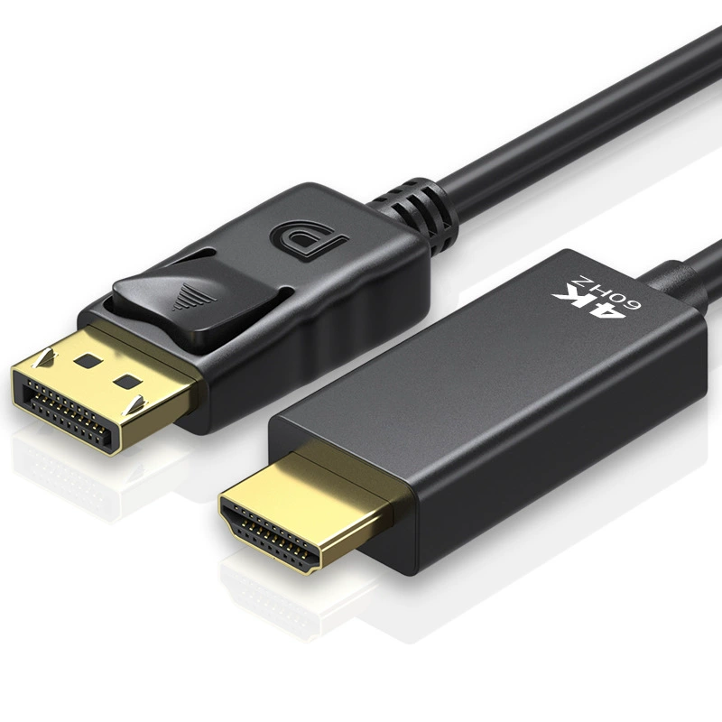 Кабель переходник DP на HDMI 4K, кабель конвертер DP→HDMI 1.8 м, для ноутбуков