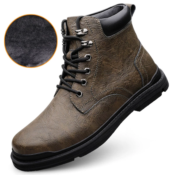 Khaki cotton shoes