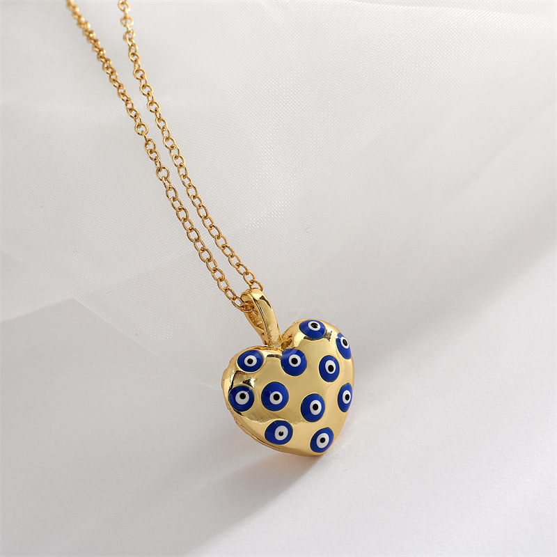 Fashion Geometric Copper Necklace Plating Zircon Copper Necklaces