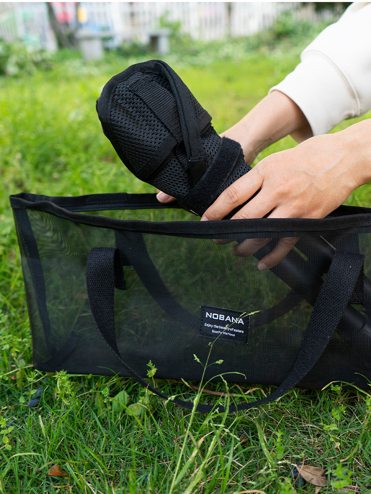 NOBANA al aire libre gran triángulo taburete de aleación de aluminio portátil de pesca de tres patas silla plegable banco de camping picnic Maza