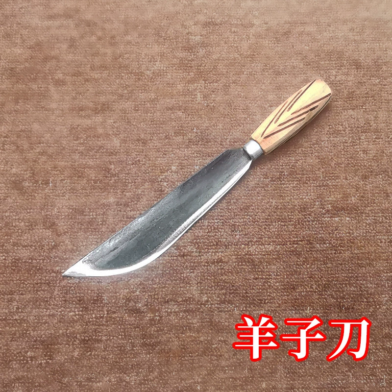 Нож для резки костей ручной работы убийство кожи кровопускание овец небольшой размер мясная фабрика коммерческий мясо специальный нож Мясник мясник