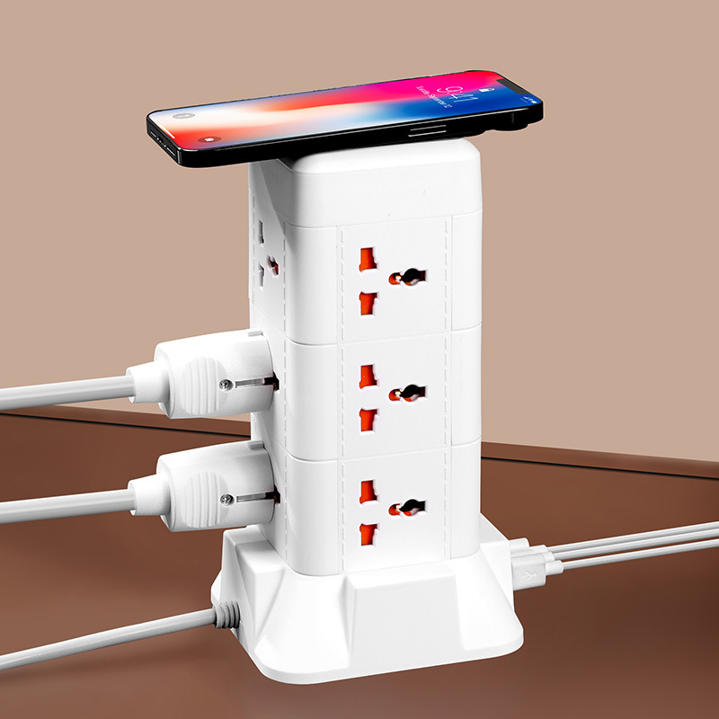 Enchufe británico, enchufe inteligente USB poroso, placa de carga inalámbrica, Macao, Hong Kong, EE. UU., EE. UU., Viajes europeos