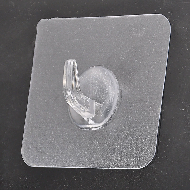 Роговой крючок без ржавчины, водонепроницаемый и влагостойкий, простой прозрачный пластиковый крючок, без ударов, многофункциональный, бесследный крючок для одежды.