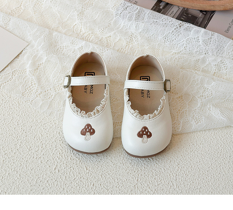 Prinzessin Lederschuhe Für Mädchen Mit Weicher Sohle Und Spitze_voghion.com