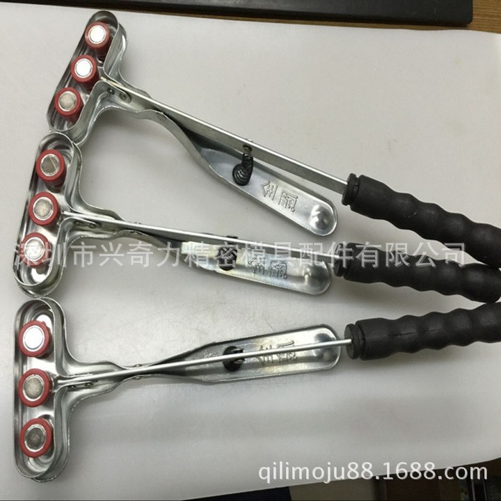 三头冲床安全手\磁性安全器\防护手防压手磁铁安全手E1E2A2吸拿器