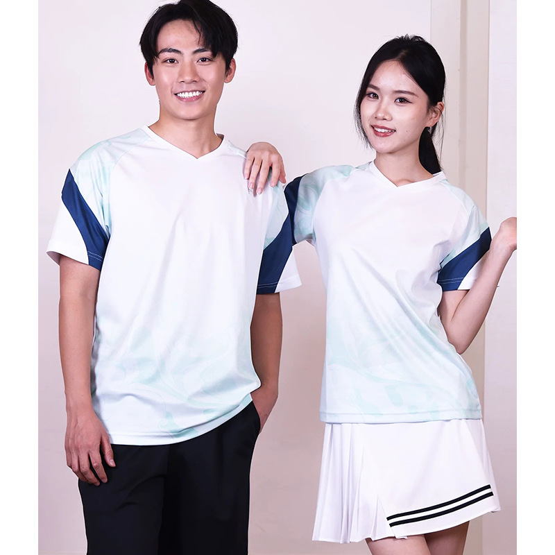 [Free Shipping] Badminton Uniforms for Women and Men, Customized Quick-Drying Jersey Suits, Table Tennis Sportswear, Volleyball Uniforms, Summer