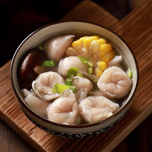 Fish skin dumplings, fish dumplings, hot pot ingredients, quick-frozen dumplings, Oden ingredients, hotel catering supply chain, commercial wholesale