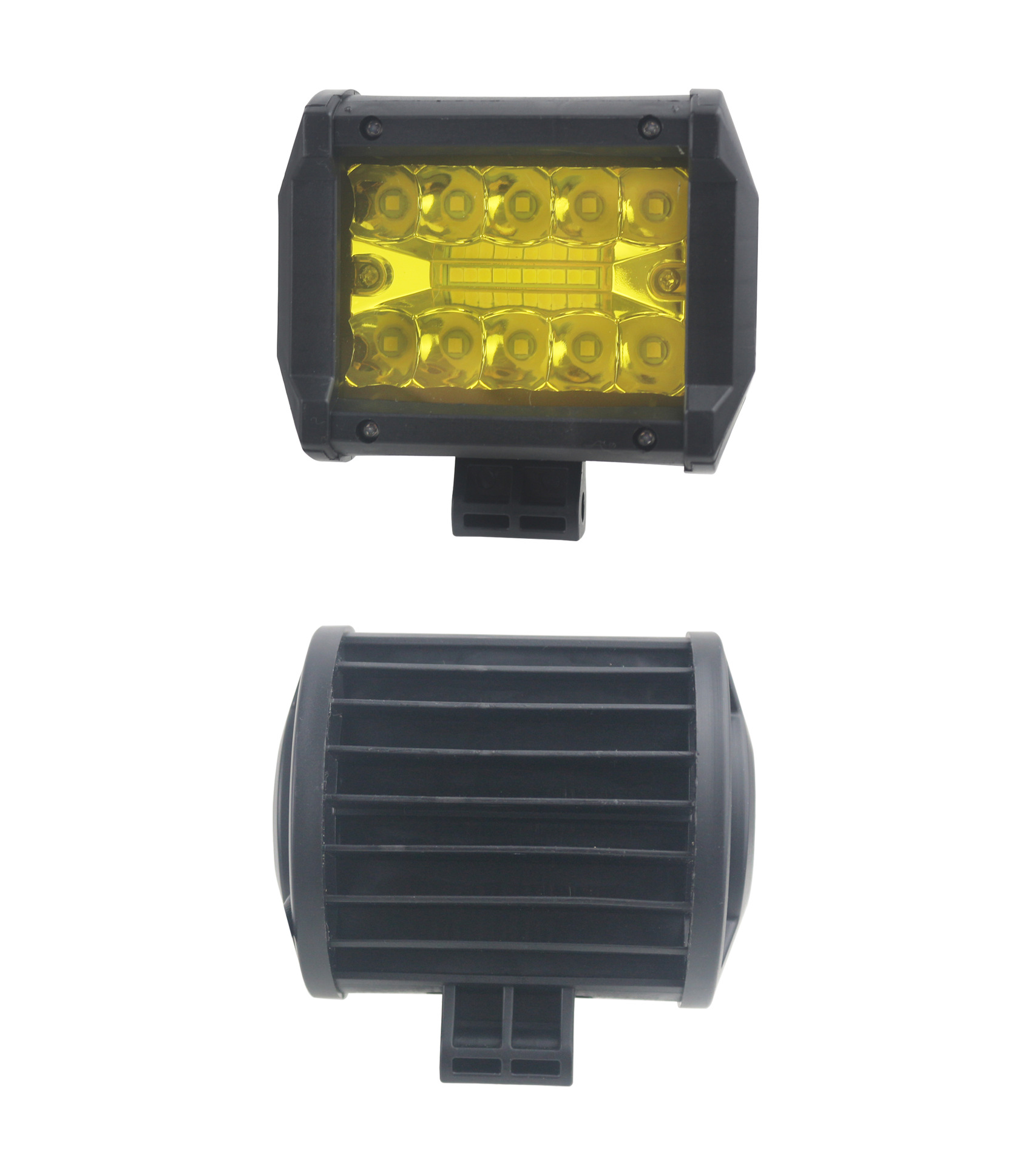 Car-Specific Led Yellow Light 4inch Inspection Spotlight 60W Off-Road Spotlight Headlight Modification Auxiliary Super Bright