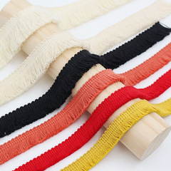 多規格の純色綿のひげのレースのフリンジの現物の子供服のカバンのカーテンの毛布diyの手作業の補助材料