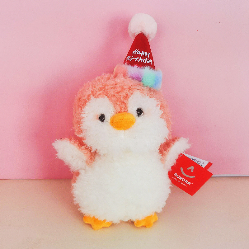 Lindo ulura cumpleaños pingüino muñeca juguete de peluche Navidad decoración regalo femenino al por mayor