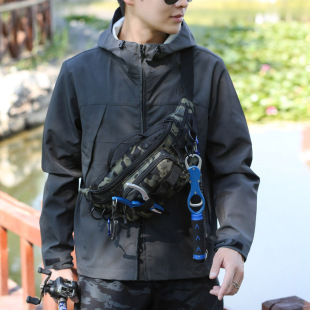 Luya Waist Bag Backpack New Crossbody Bag Men's and Women's Outdoor Sports Tactical Multifunctional Casual Large Capacity Fishing Bag