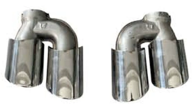 Models of Camaro Modified Zl1: Big Surrounded - 14-15-camaro-zl1-tail-throat-round-mouth-silver