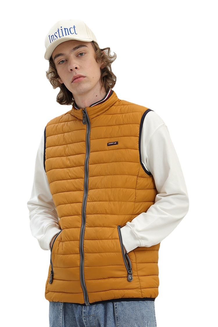 Chaleco de Algodón Acolchado para Hombre de Poliéster Sin Mangas para Invierno image 6