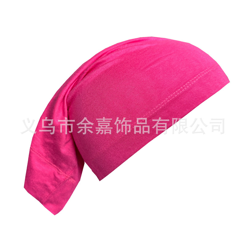 莫代尔单色马来西亚筒帽打底帽丝光棉男女式阿拉伯围脖小帽民族风|undefined