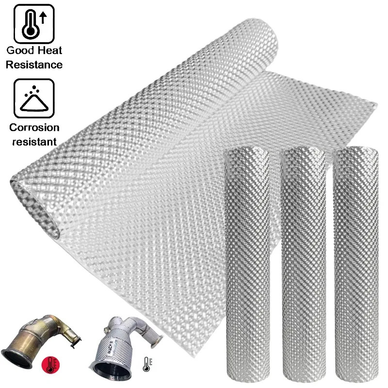 Car exhaust system insulation cover, perforated aluminum coil, aluminum alloy embossed aluminum coil, orange peel insulation aluminum coil