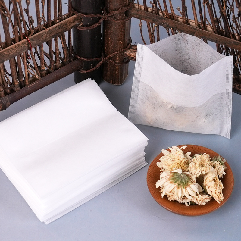 6.5×8cmのお茶用使い捨てコーンファイバー製ティーバッグ、食品グレード、漢方薬煎じ薬、香茶用ティーバッグ|undefined