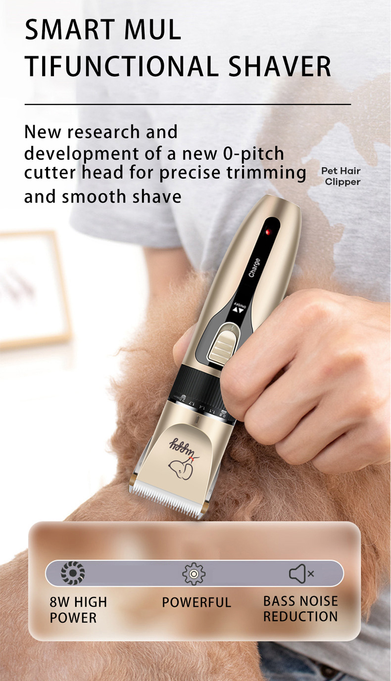 Amazon Hair Pusher Dog Dog Shaver Pet Electric Clipper Electric Fader Hair Clipper Set Cat Shearer