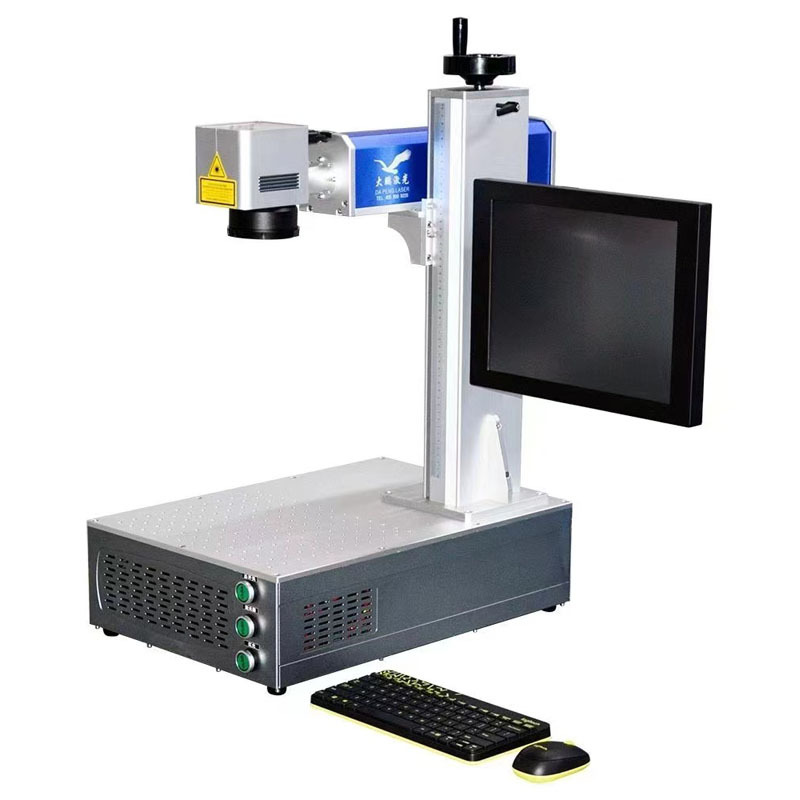 小型光纤激光打标机 金属激光打标机东莞凤岗便携式端泵打标机