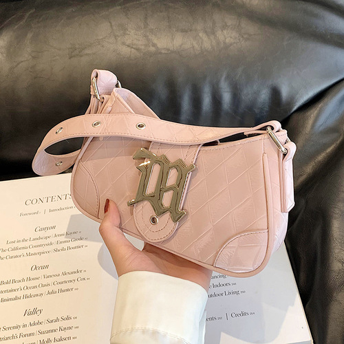 Underarm Bag for Women 2024 New French Niche High-End Single Shoulder Crossbody Bag Fashion Blogger Summer Baguette Bag